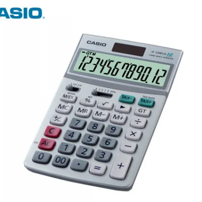 CASIO ΑΡΙΘΜΟΜΗΧΑΝΗ 12ΨΗΦΙΑ ΜΠΑΤΑΡΙΑ/ΗΛΙΑΚΗ % ΕΠΙΛΟΓΗ ΔΕΚΑΔΙΚΩΝΚΩΝ 17.3Χ10.7cm 10-JF-120ECO