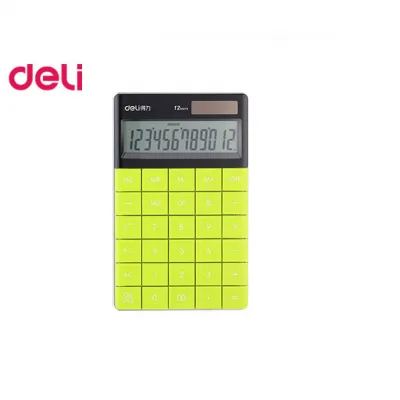 DELI ΑΡΙΘΜΟΜΗΧΑΝΗ 12 ΨΗΦΙΩΝ 16.53Χ10.32Χ1.47εκ ΠΡΑΣΙΝΟ
