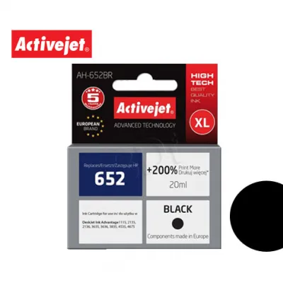 ACJ INK ΣΥΜΒΑΤΟ ΜΕ HP AH-652BR #652 BLACK 20ML