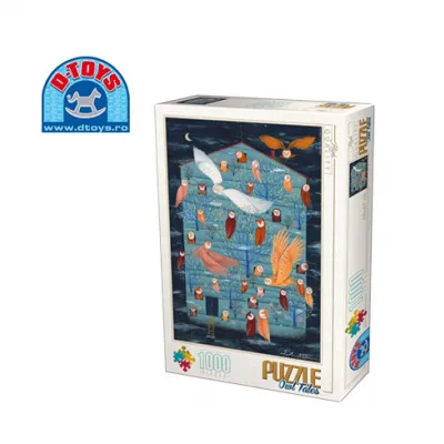D-TOYS ΠΑΖΛ 1000Τ 68x47cm KURTI ANDREA OWL TALES ΙΙ
