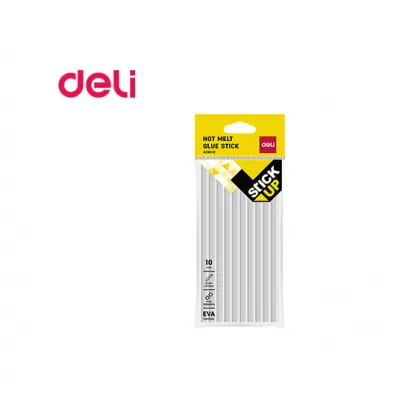 DELI GLUE STICS ΣΙΛΙΚΟΝΗΣ 10 ΤΕΜΑΧΙΑ Φ7χιλ Υ150χιλ ΔΙΑΦΑΝΗ