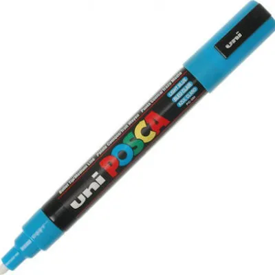 ΜΑΡΚΑΔΟΡΟΙ UNI POSCA PC-5M MEDIUM SKY BLUE