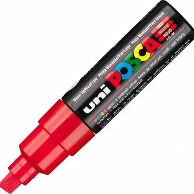 ΜΑΡΚΑΔΟΡΟΙ UNI POSCA PC-8X ΧΟΝΔΡΟ RED
