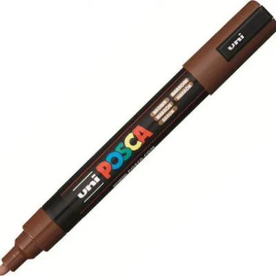 ΜΑΡΚΑΔΟΡΟΙ UNI POSCA PC-5M MEDIUM BROWN