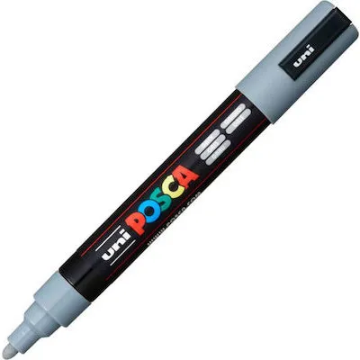 ΜΑΡΚΑΔΟΡΟΙ UNI POSCA PC-5M MEDIUM GREY