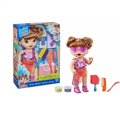 HASBRO BABY ALIVE SUNSHINE SNACKS BROWN HAIR (F1681)
