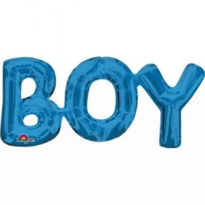 ΜΠΑΛΟΝΙ ΓΡΑΜΜΑΤΑ BOY ΜΠΛΕ 50Χ22ΕΚ