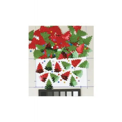 CONFERRI CHRISTMAS TREES RED GREEN