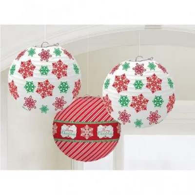 ΔΙΑΚΟΣΜΗΤΙΚΕΣ ΧΑΡΤΙΝΕΣ ΜΠΑΛΕΣ CHRISTMAS