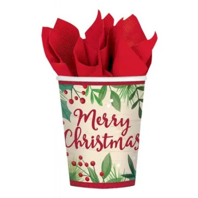 ΠΟΤΗΡΙΑ MERRY HOLLY DAY CHRISTMAS 8 TEMΑΧΙΑ