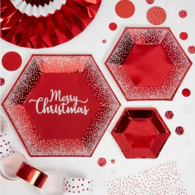 ΠΙΑΤΑ 27ΕΚ MERRY CHRISTMAS RED & WHITE