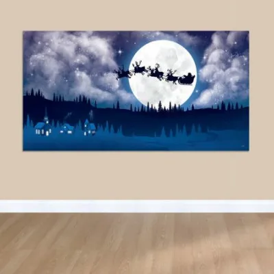 SCENE SETTER SANTA'S SLEIGH 165X85EK