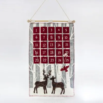 ΗΜΕΡΟΛΟΓΙΟ ΓΚΡΙ ΛΕΥΚΟ ΜΕ ΤΑΡΑΝΔΟΥΣ, 42X2,5X65CM