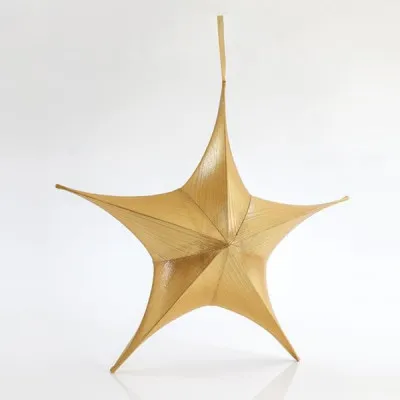 ΑΣΤΕΡΙ ΥΦΑΣΜΑΤΙΝΟ, ΧΡΥΣΟ ΜΕΤΑΛΛΙΚΟ, 40CM