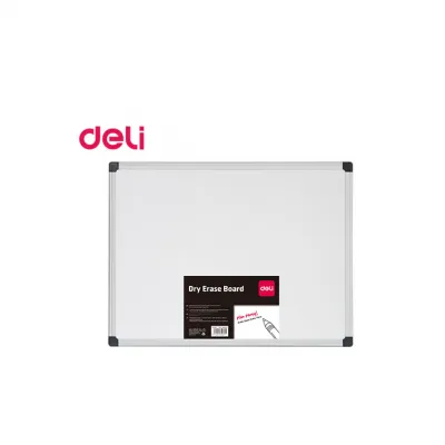 DELI ΠΙΝΑΚΑΣ ΜΑΓΝΗΤΙΚΟΣ ΠΛΑΙΣΙΟ ΜΕΤΑΛΛΙΚΟΣ 60Χ90cm Ε39033Α ΛΕΥΚΟΣ
