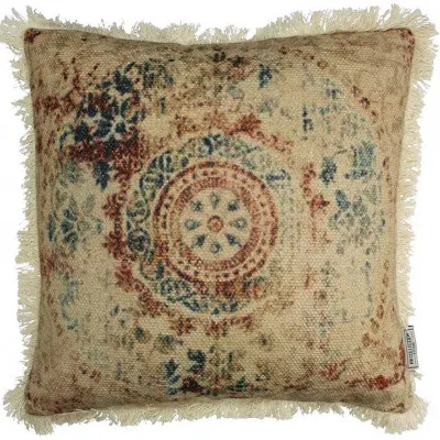 XET-9096 Μαξιλάρι "Boho" με κρόσσι, 45x45cm