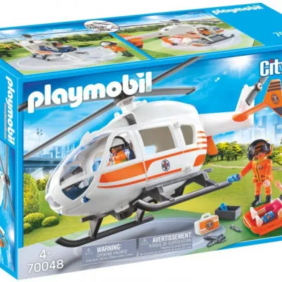 Playmobil City Action - Ελικόπτερο διάσωσης (70048)