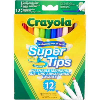 CRAYOLA 12 ΛΕΠΤΟΙ ΜΑΡΚΑΔΟΡΟΙ
