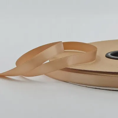 ΚΟΡΔΕΛΑ SATIN ΜΙΑΣ ΟΨΗΣ ΜΕ ΟΥΓΙΑ 10ΜΜ BEIGE