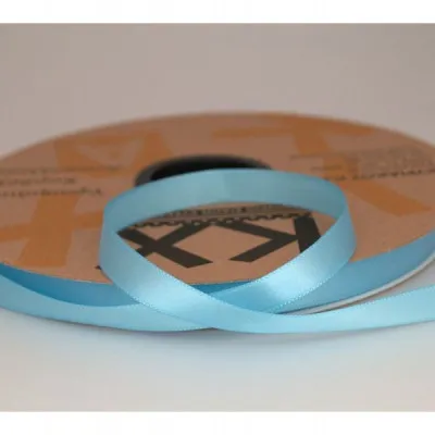 ΚΟΡΔΕΛΑ SATIN ΜΙΑΣ ΟΨΗΣ ΜΕ ΟΥΓΙΑ 10ΜΜ BLUE LIGHT