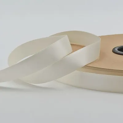 ΚΟΡΔΕΛΑ SATIN ΜΙΑΣ ΟΨΗΣ ΜΕ ΟΥΓΙΑ 15MM IVORY