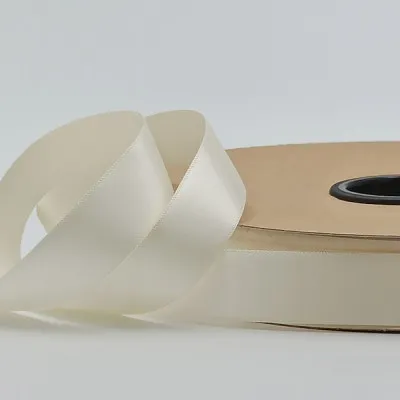 ΚΟΡΔΕΛΑ SATIN ΜΙΑΣ ΟΨΗΣ ΜΕ ΟΥΓΙΑ 20ΜΜ IVORY