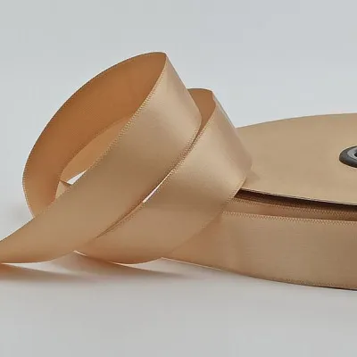 ΚΟΡΔΕΛΑ SATIN ΜΙΑΣ ΟΨΗΣ ΜΕ ΟΥΓΙΑ 20ΜΜ BEIGE