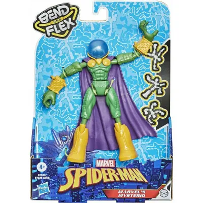 Hasbro Marvel : Spider-Man Bend and Flex - Marvels Mysterio Action Figure (15cm) (F0973)