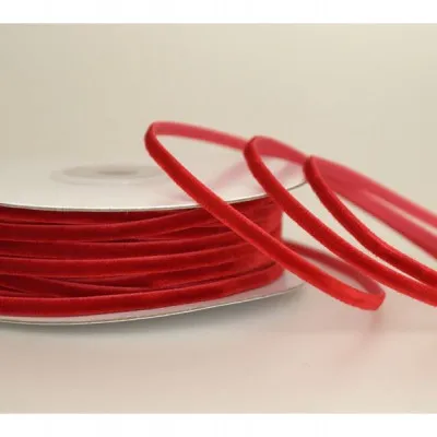 ΚΟΡΔΕΛΑ ΒΕΛΟΥΔΟ ΜΕ ΟΥΓΙΑ 3MMX25MET RED