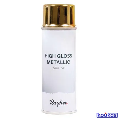 Spray 200ml High gloss metallic gold