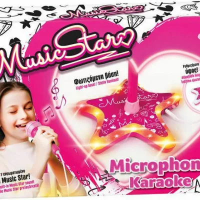 KARAOKE ΜΙΚΡΟΦΩΝΟ ΜΕ ΒΑΣΗ MUSIC STAR