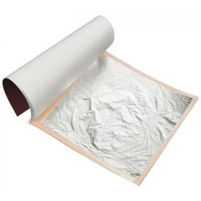 100 ΦΥΛΛΑ ΑΣΗΜΙ IMITATION 16X16 cm ΕΛΕΥΘΕΡΟ