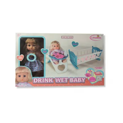 B/O DRINK WET BABY, ΚΑΡΕΚΛΑ ΚΑΙ ΚΡΕΒΑΤΙ 829-7/000339