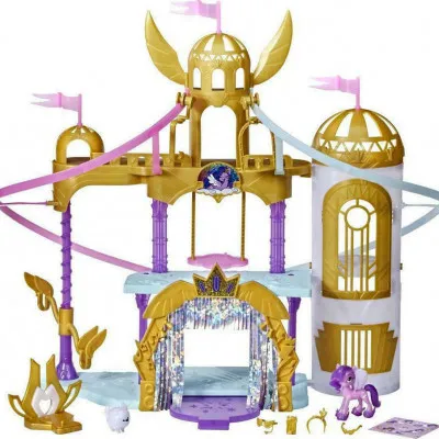 Hasbro My Little Pony: Princess Petals & Cloudpuff - Movie Royal Racing Ziplines (F2156)