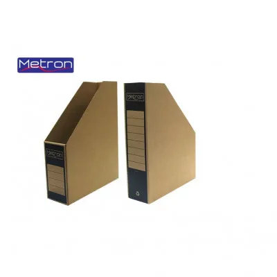METRON ΑΡΧΕΙΟΘΗΚΗ ΟΙΚΟΛΟΓΙΚΗ 25x33x8 ΜΑΥΡΟ