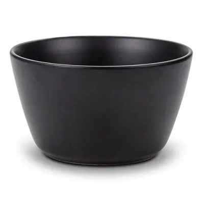 Μπωλ δημητριακών stoneware μαύρο 14cm
