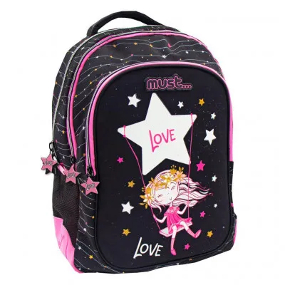 ΤΣΑΝΤΑ ΠΛΑΤΗΣ MUST GLOW IN THE DARK STAR LOVE