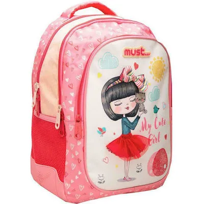 ΤΣΑΝΤΑ ΠΛΑΤΗΣ MUST 32X18X43 3ΘΗΚΕΣ MY CUTE GIRL