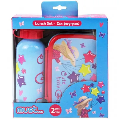 ΦΑΓΗΤΟΔΟΧΕΙΟ 800ΜL-ΠΑΓΟΥΡΙ 500ML MUST CUTE LITTLE GIRL