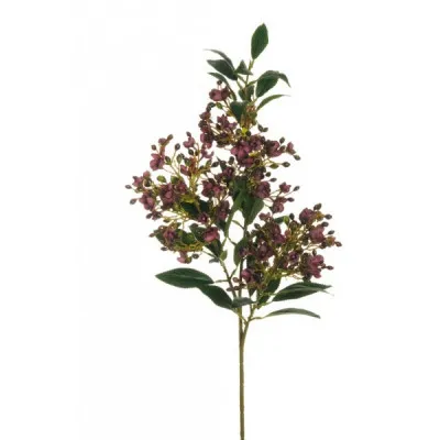 WAX FLOWERS PURPLE 87CM