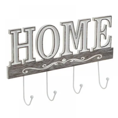 ΚΡΕΜΑΣΤΡΑ ΤΟΙΧΟΥ HOME ΛΕΥΚΗ/ΓΚΡΙ 34Χ4Χ21