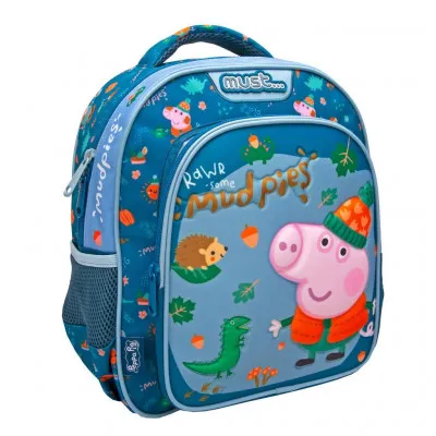 ΤΣΑΝΤΑ ΠΛΑΤΗΣ ΝΗΠΙΟΥ 27Χ10Χ31 2ΘΗΚΕΣ GEORGE PIG MUDPIES MUST