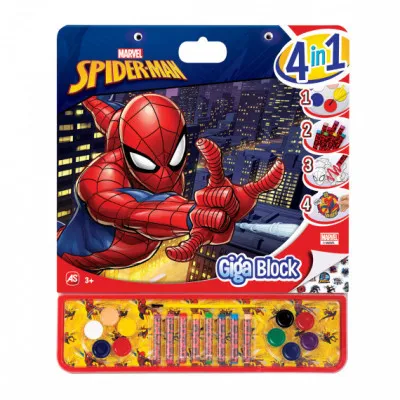 ΣΕΤ ΖΩΓΡΑΦΙΚΗΣ GIGA BLOCK 4 IN 1 SPIDERMAN