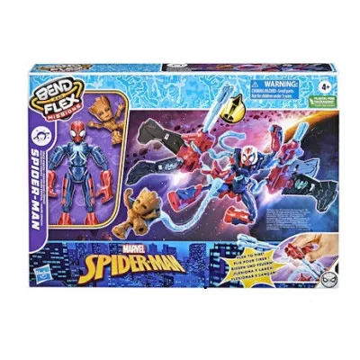 Hasbro Spider-Man Bend And Flex Spider-Man Space Mission Jet