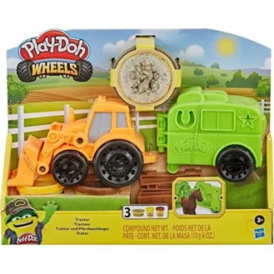 Hasbro Play-Doh Πλαστελίνη - Παιχνίδι Wheels Tractor Farm Truck