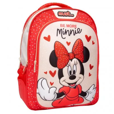 ΤΣΑΝΤΑ ΠΛΑΤΗΣ ΔΗΜΟΤΙΚΟΥ 32Χ18Χ43 3 ΘΗΚΕΣ DISNEY MINNIE MOUSE BE MORE MINNIE MUST