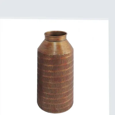 ΜΕΤΑΛΛΙΚΟ ΒΑΖΟ ΣΕ ΧΡΩΜΑ ΣΚΟΥΡΙΑΣ 32.5CM