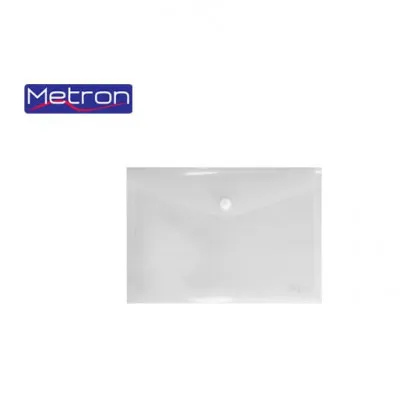 METRON ΦΑΚΕΛΟΣ ΚΟΥΜΠΙ Α5 ΔΙΑΦΑΝΟΣ ΓΑΛΑΚΤΕΡΟ