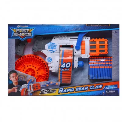 FAST SHOTS HULK RAIDER VSET WITH 40 FOAM DARTS AND 1 BARRIL