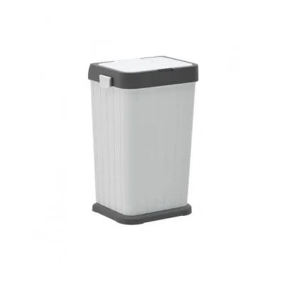 ΚΑΛΑΘΙ ΑΠΛΥΤΩΝ PL ΛΕΥΚΟ/ΓΚΡΙ 40 LT 36Χ27Χ58